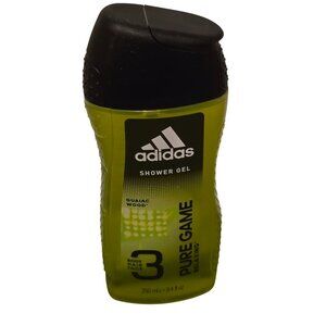 Adidas Pure Game Relaxing Shower Gel 3-In-1 For Men Body Hair & Face 250ml